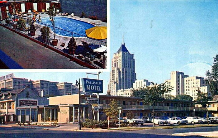 Pallister Motel - Old Postcard And Promos (newer photo)